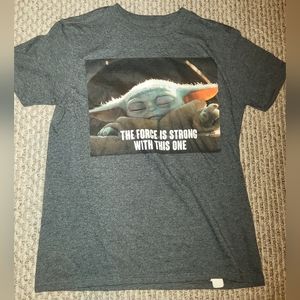 Star Wars Grogu t-shirt heather gray size M